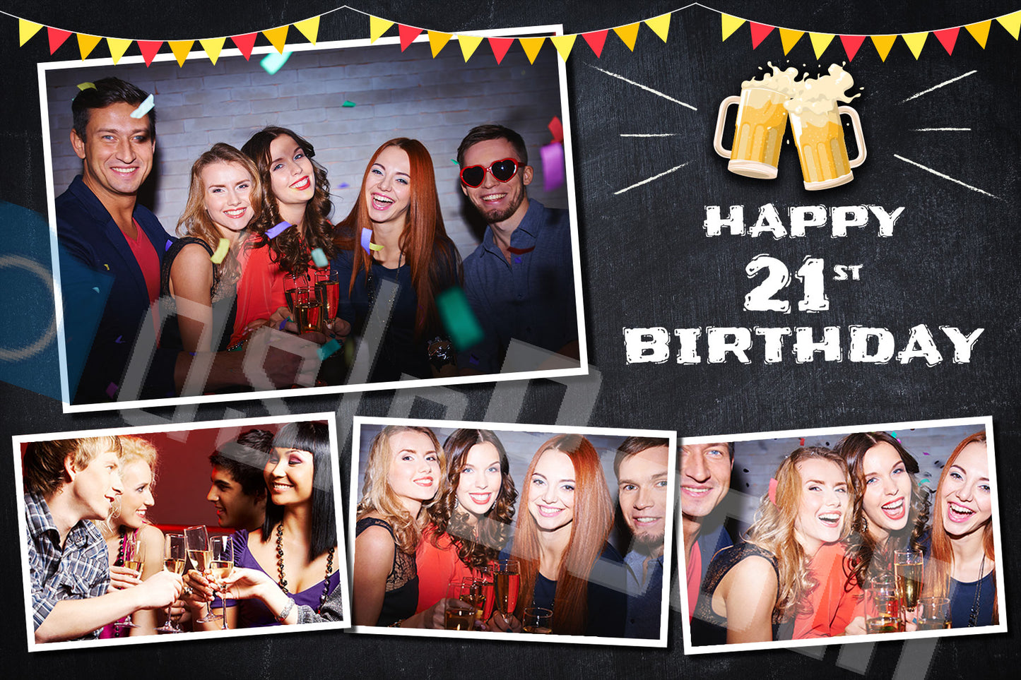 21st Birthday Template