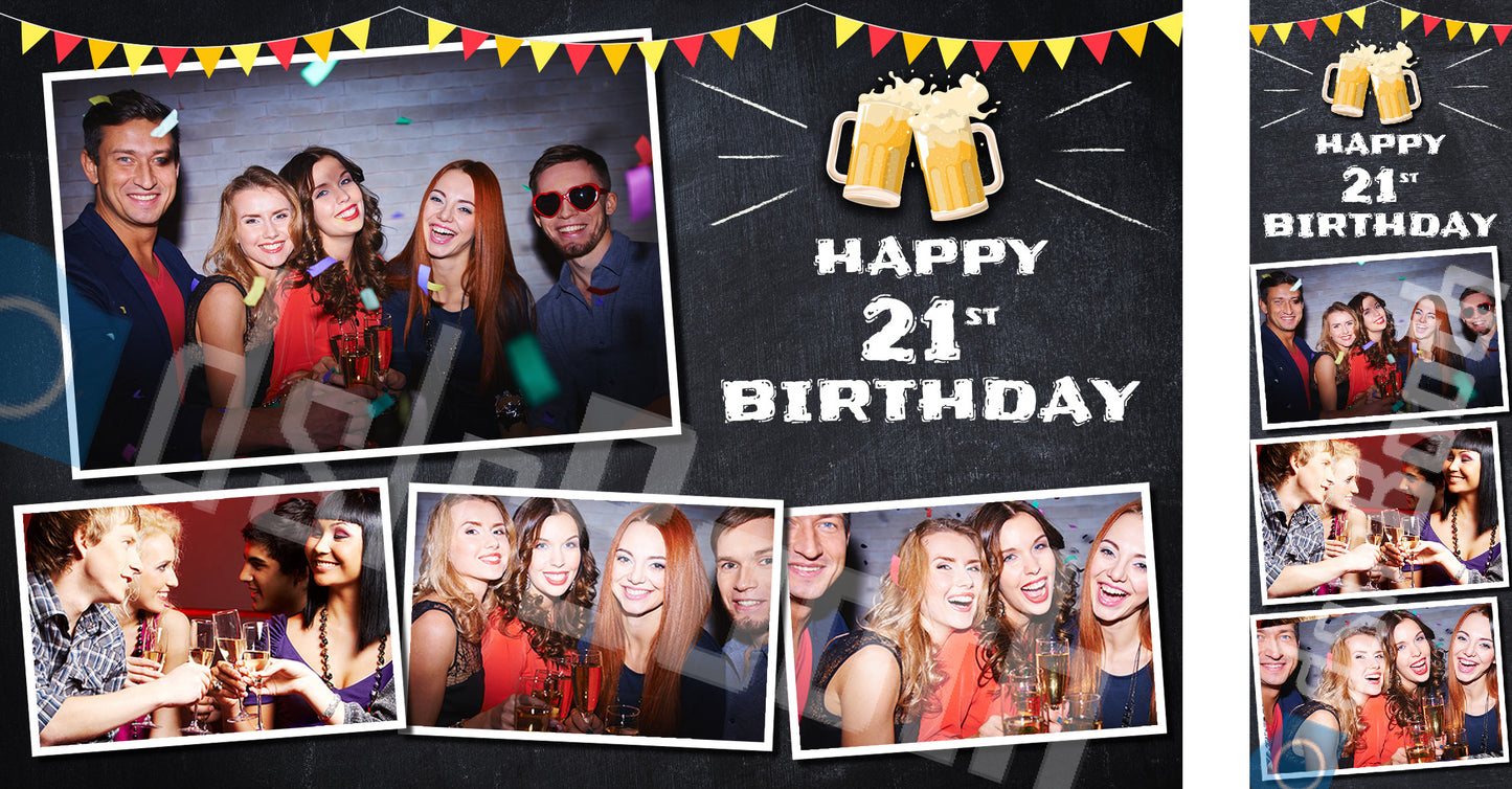 21st Birthday Template