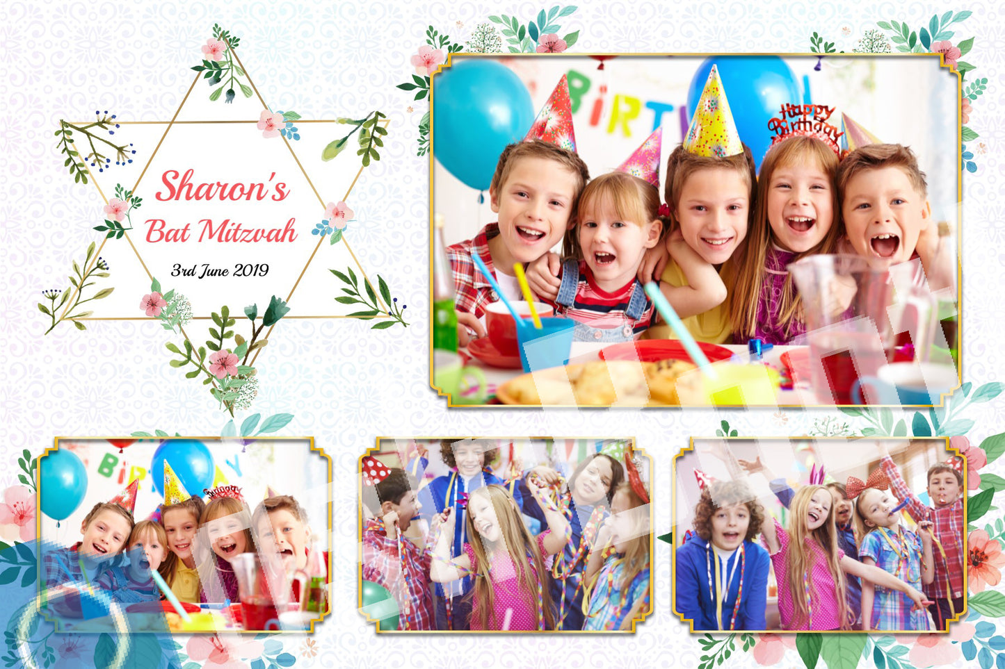 Floral Bat Mitzvah