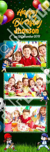 Children's Sports Birthday Template