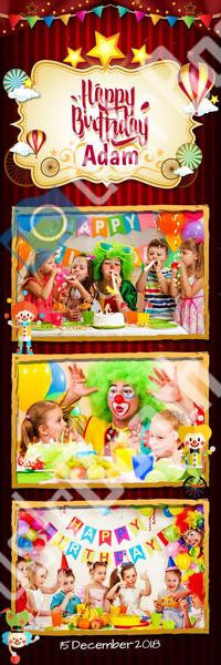 Children's Circus Birthday Template