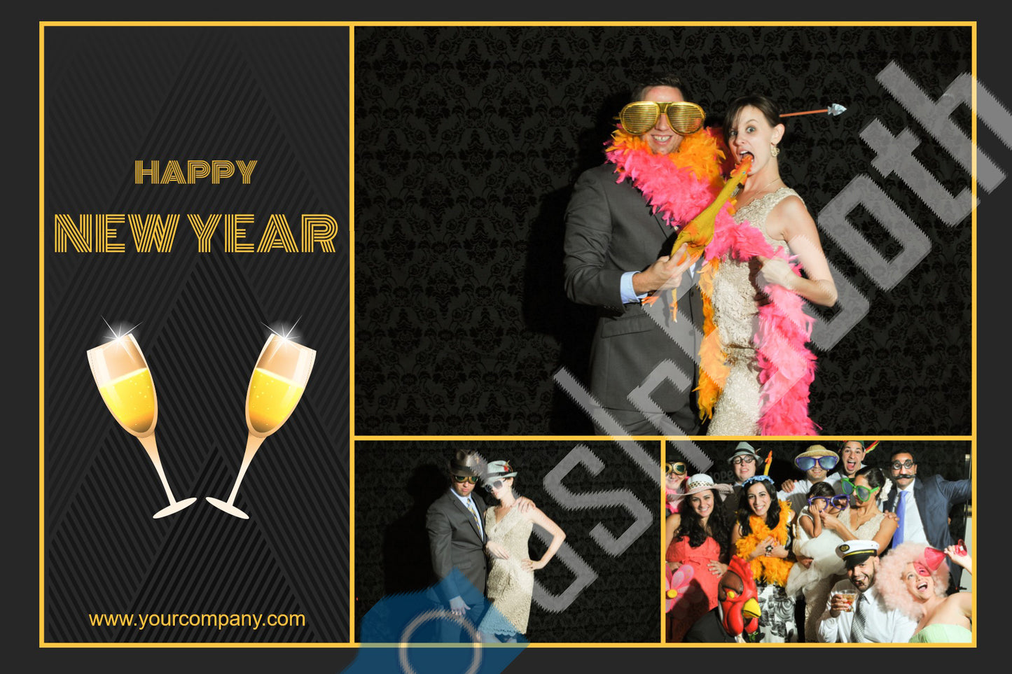 Black and Gold New Year's Eve