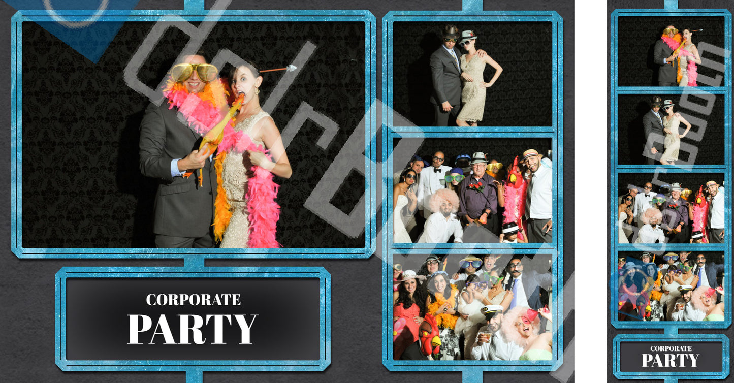 Blue Holiday Party