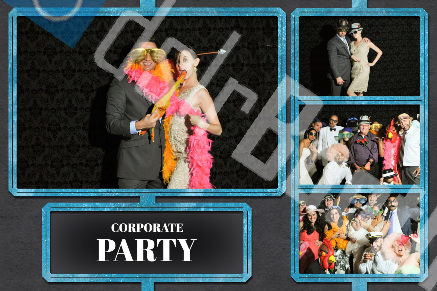 Blue Holiday Party