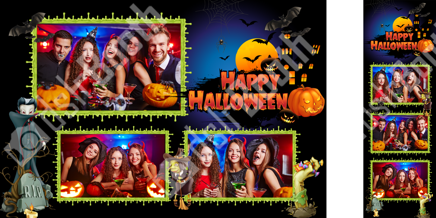 Halloween Black Template