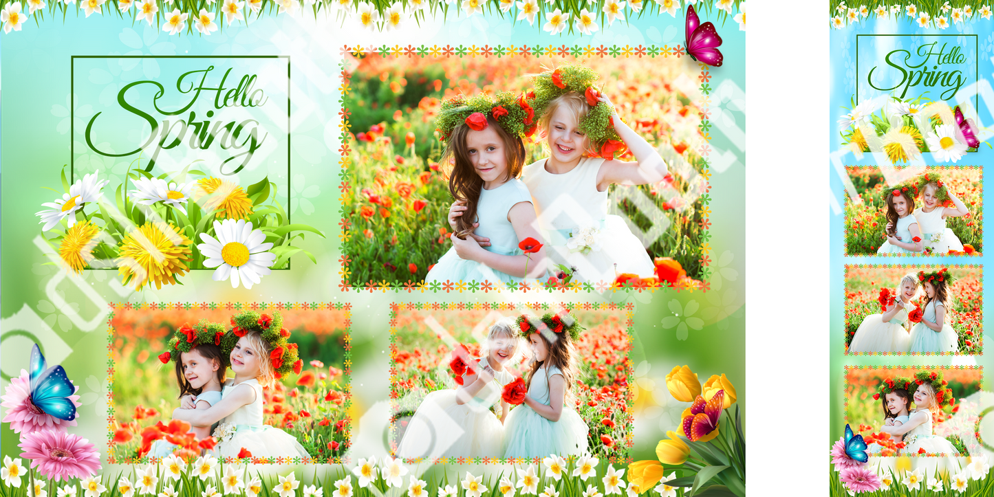 Spring Flower Template