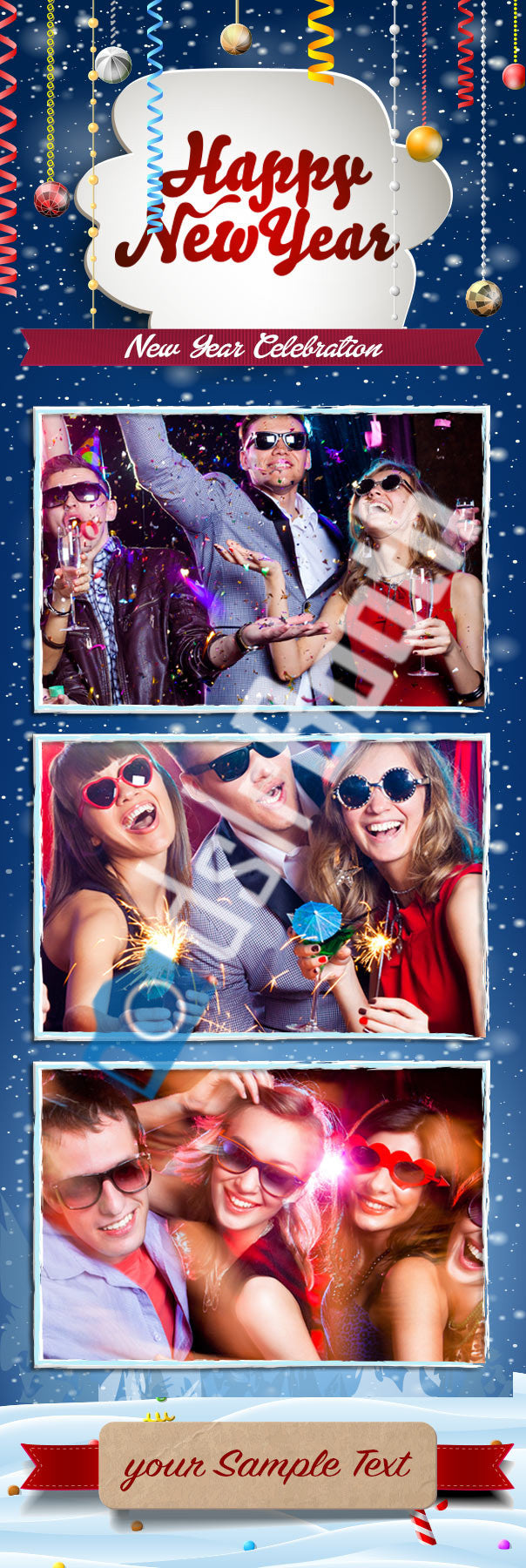 New Years 3 Poses Vertical