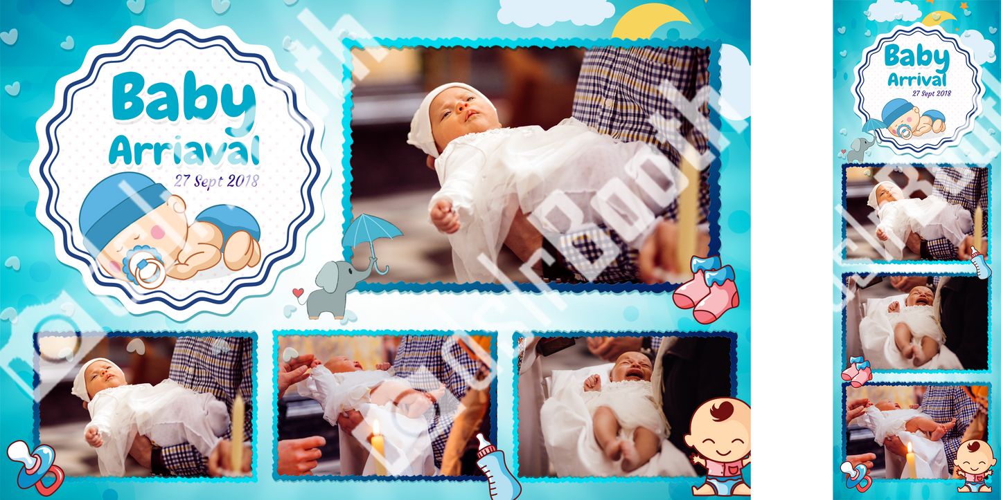 New Baby Boy Template