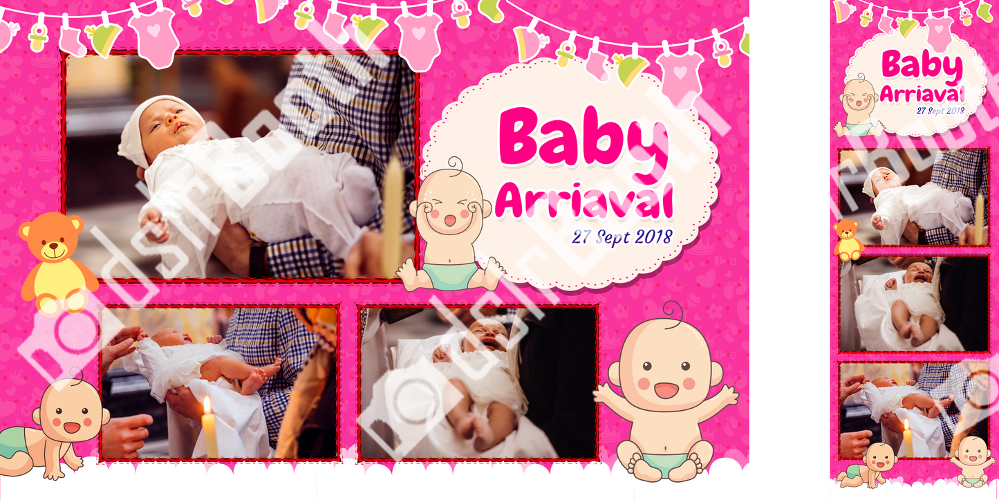 New Baby Girl Template