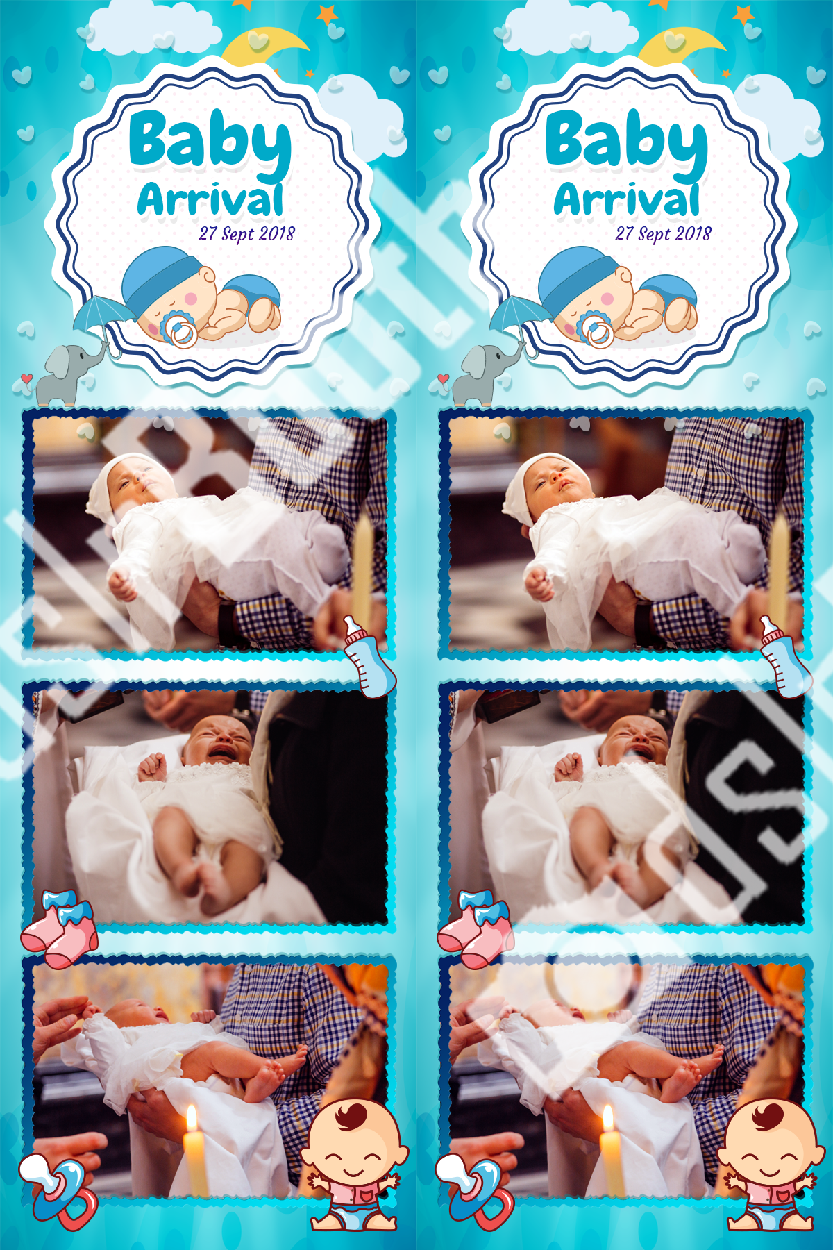 New Baby Boy Template