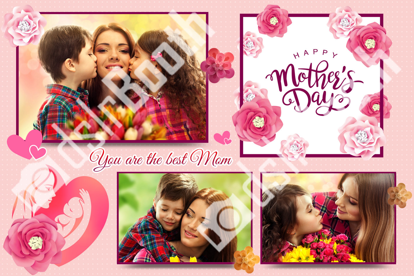 Mothers's Day Pink Template