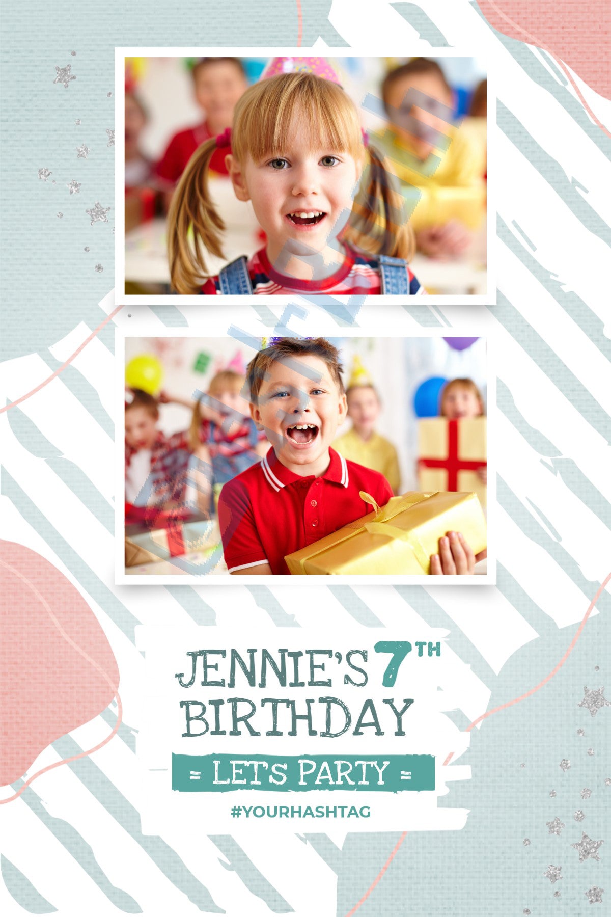 Playful Pastel Birthday