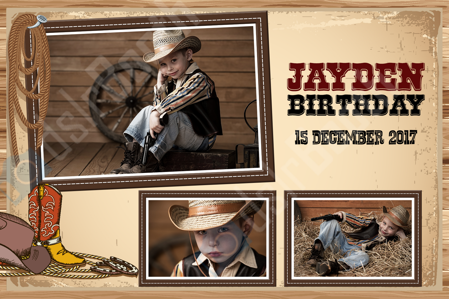 Children's Western Birthday