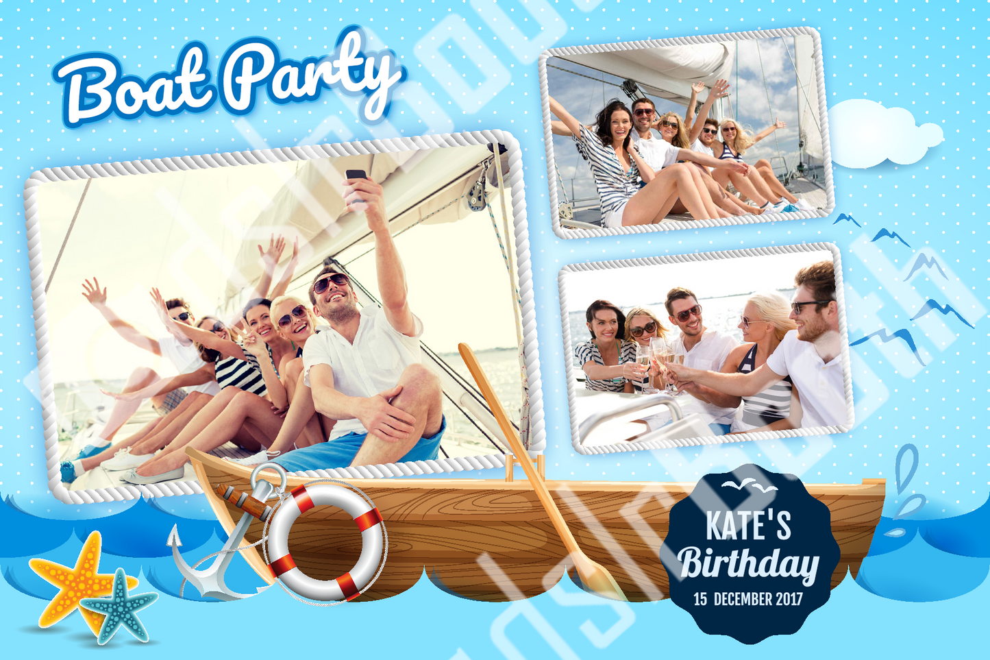 Boat Party Template