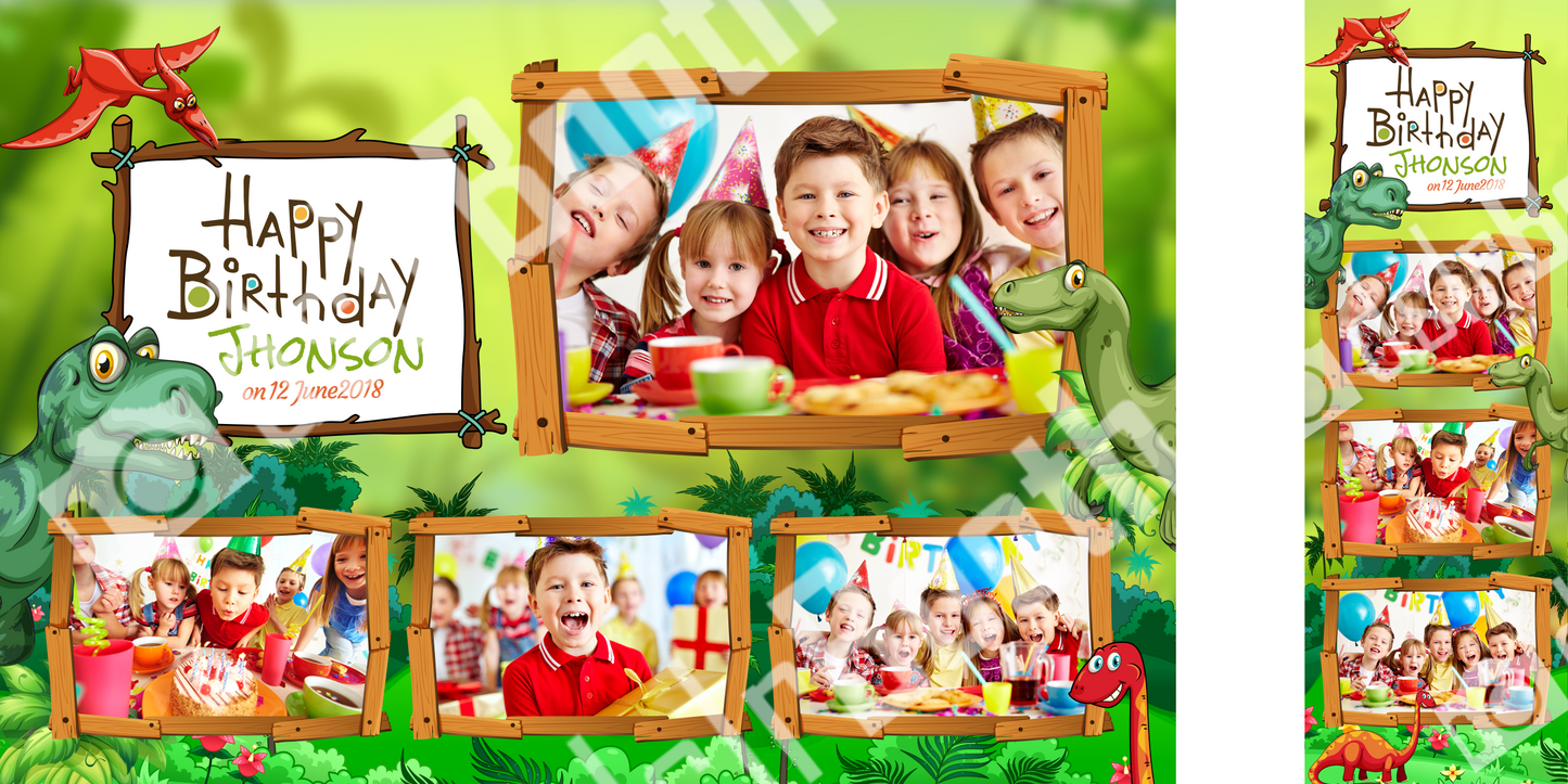 Dinosaur Birthday Template