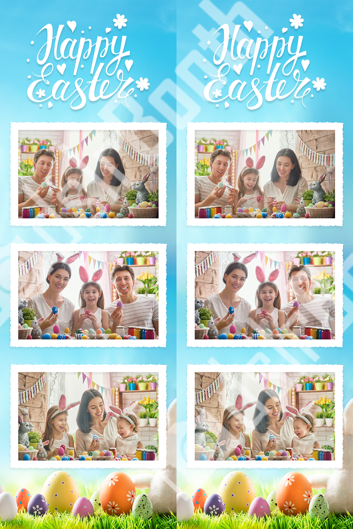 Easter Bunny Template
