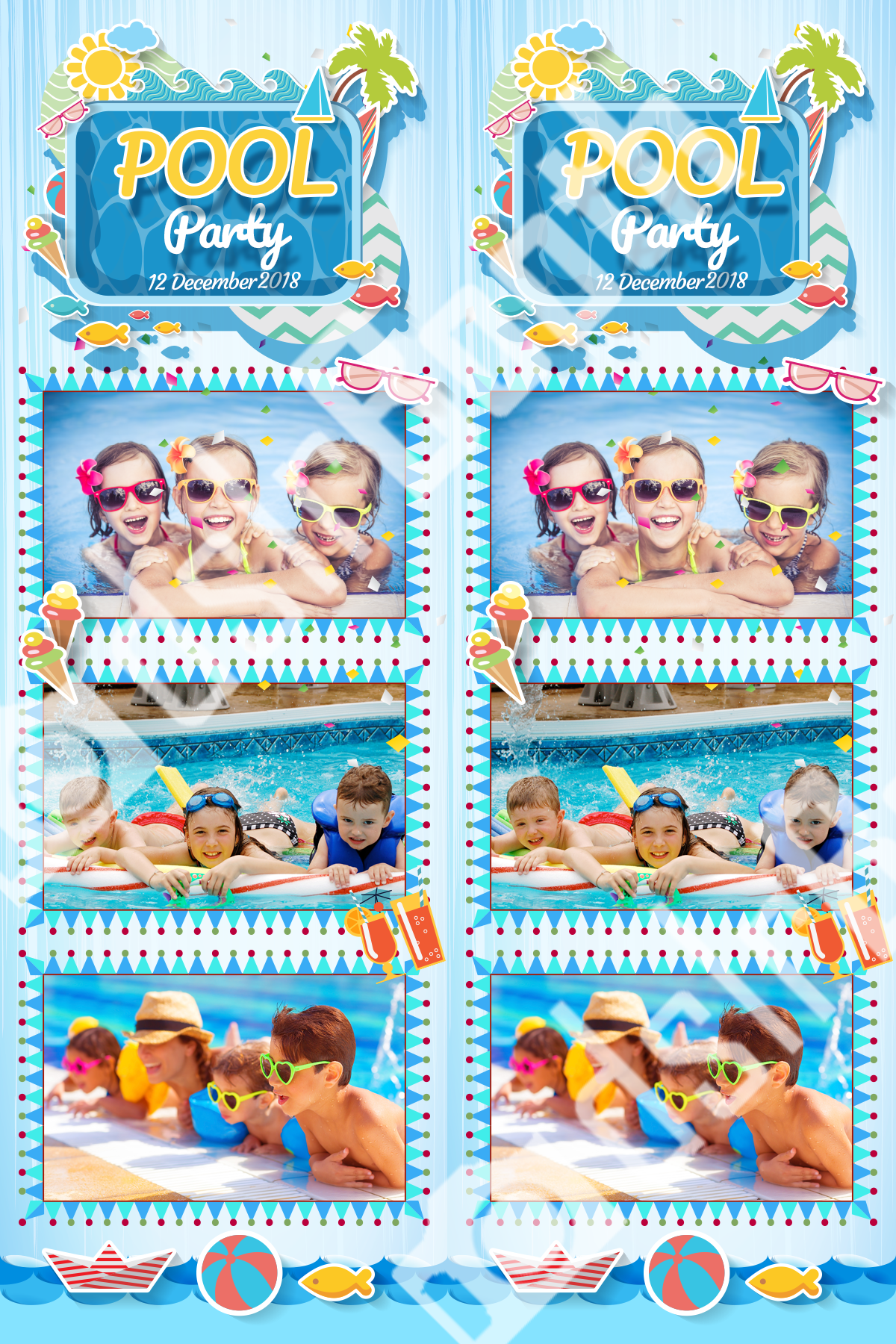 Pool Party Template