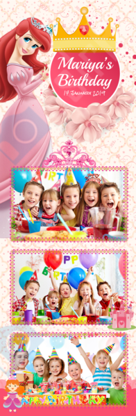 Children's Princess Birthday Template