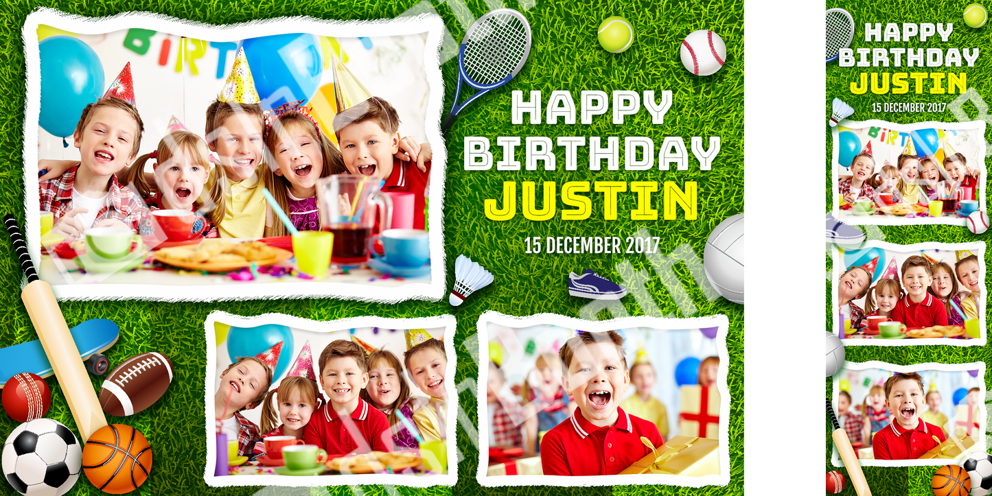 Sports Birthday Template