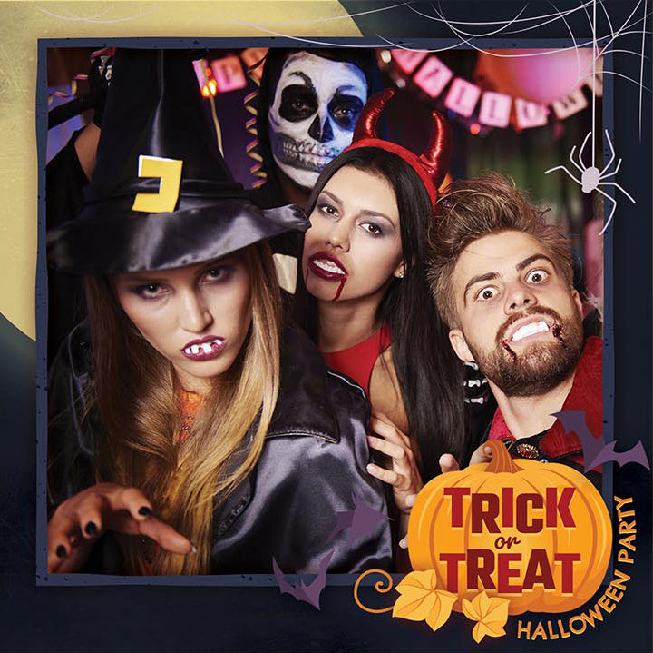 Trick or Treat Square GIF Overlay