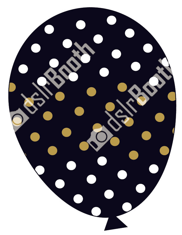 Black and Gold Photobooth Props for Download