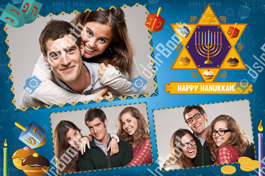 Hanukkah Three Poses Horizontal