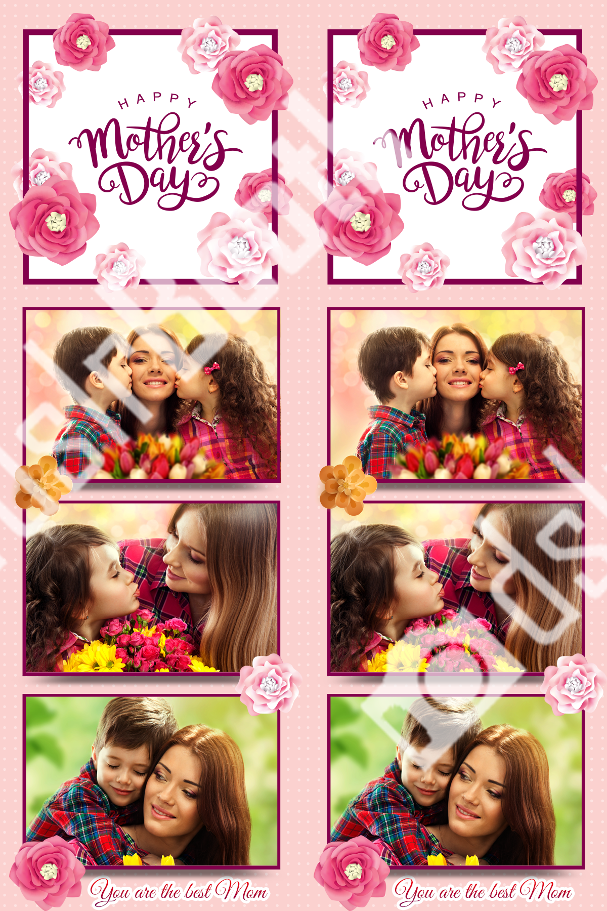 Mothers's Day Pink Template