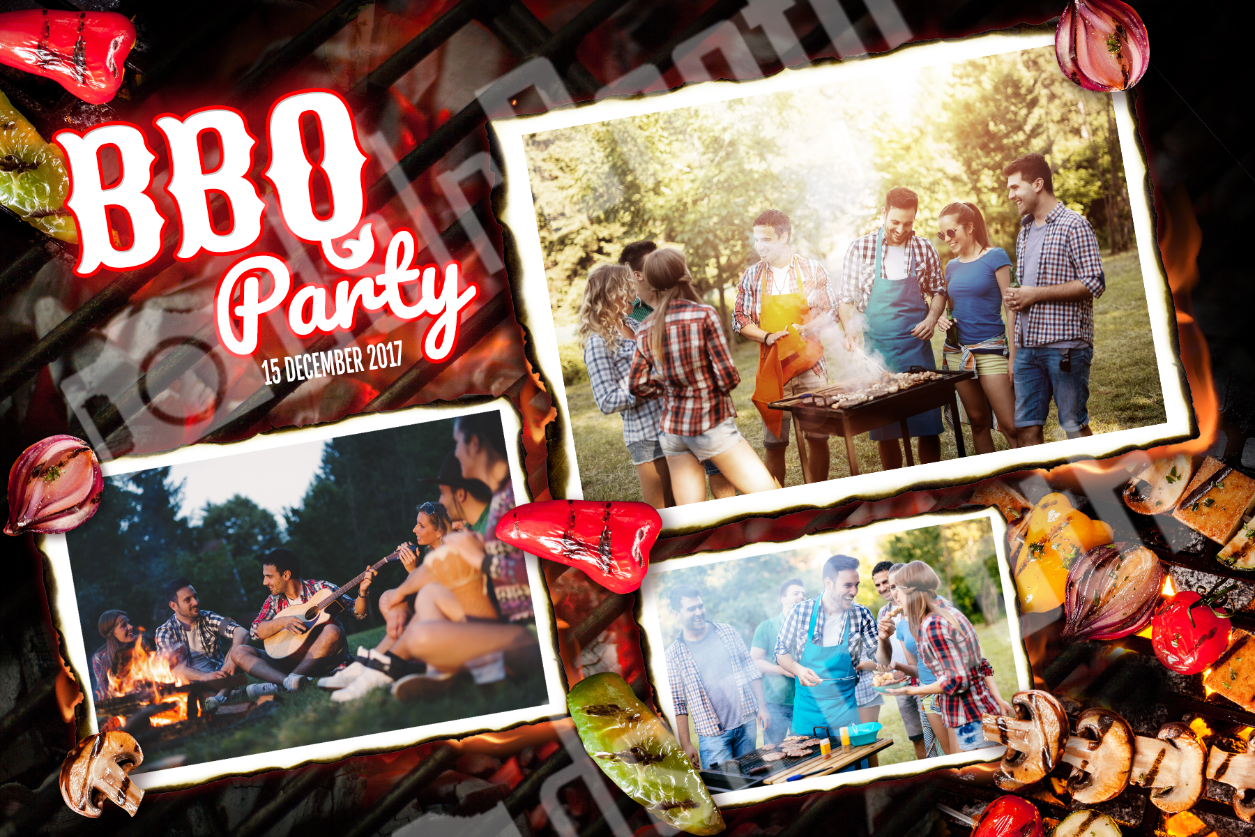 Birthday Bbq Template - Main Image